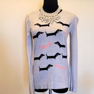 J.crew dacshund sweater sz small